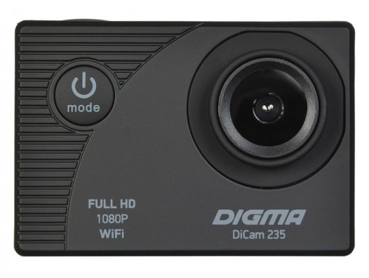 Экшн-камера Digma DiCam 235 черный